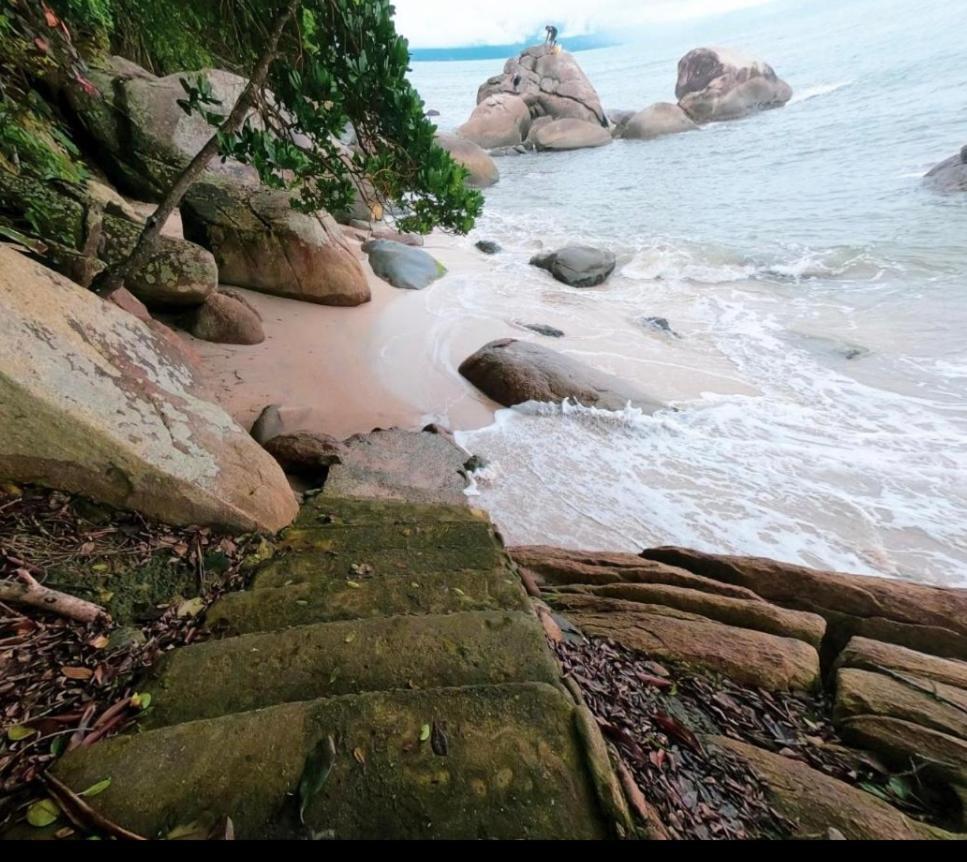 Linda Cobertura Duplex, Pe Na Areia,Vista Linda. Διαμέρισμα Caraguatatuba Εξωτερικό φωτογραφία