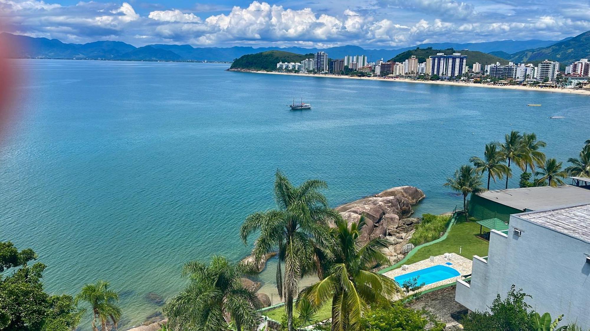 Linda Cobertura Duplex, Pe Na Areia,Vista Linda. Διαμέρισμα Caraguatatuba Εξωτερικό φωτογραφία